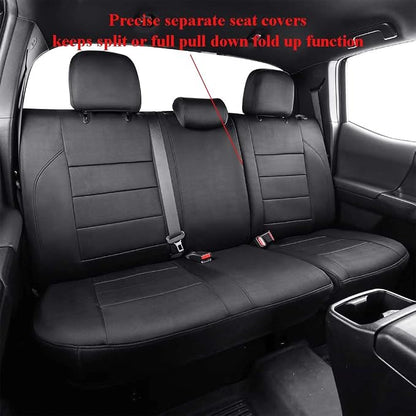 EKR Car Seat Covers for Subaru Forester 2019-2024(Only Base),Full Set | Custom Fit for Subaru Forester 2019-2024 (Base Only)Full Coverage,Waterproof,Neoprene(Black) - Image 5