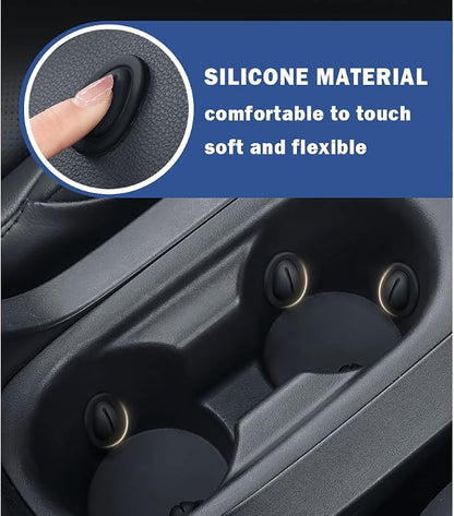2026 Latest Car Cup Holder Insert/Holder Position Limiter - Anti Shake Silicone Car Coasters Bottle Stabilizers with Self-Adhesive - Car Must Haves Cup Holder Inserts for Car Truck SUV (3PCS) - Image 3