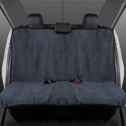 BDK UltraFit Towel Cloth Seat Covers for Cars Rear Bench Car Seat Cover Towel - Universal Fit Washable & Waterproof Seats Protectors for After Gym Workout, Hiking, Running, Beach Sports, and More by BDK