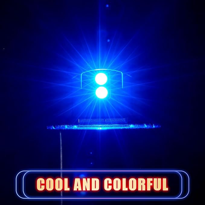Frienda 4 Pieces Mini USB LED Light, Car LED Interior Lighting 5v Smart USB Atmosphere Light, Laptop Keyboard Office Decoration Night Lamp, Adjustable Brightness, 8 Colors (Type C) - Image 7