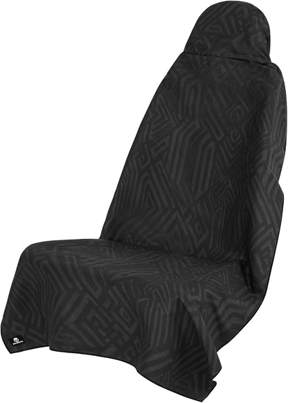Car Seat Towel Cover, Full-Sized, Sweat Absorbing Towel for Gym - Geometric | Washable quick-dry towel cover protects front seats from sweat and water after gym, workout, running, beach and swimming by WILDOMS