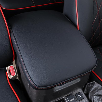 EKR Car Seat Covers Custom Fit for Toyota 4Runner(7 Seats) Full Set | for Toyota 4 Runner 2025-2026 Seat Covers for SUV,Airbag Compatible,Pet-resistant,Faux Leather(Black with Red Piping) - Image 2