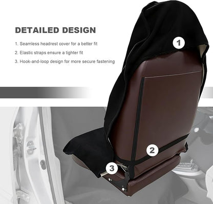 Car Towel Seat Cover, Waterproof Non-Slip Bucket Seat Protector for Running Swimming Hiking, Universal Machine Washable Front Seats Towel Protective Cover for Car SUV Truck (Pink) - Image 3