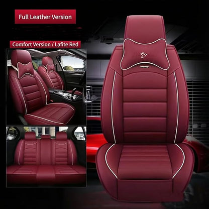for car seat Covers Non-Slip （E.g, for Tesl,for Mercedes-Benz,for BMW,for Audi, for Ford, for Honda, for Nissan,for Toyota,for Chevrolet,for Jeep.. (Red) - Image 3