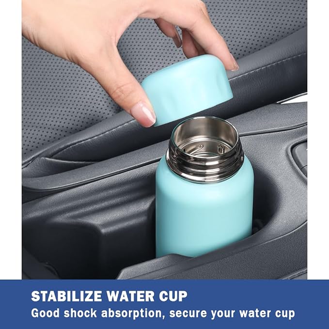 2026 Latest Car Cup Holder Insert/Holder Position Limiter - Anti Shake Silicone Car Coasters Bottle Stabilizers with Self-Adhesive - Car Must Haves Cup Holder Inserts for Car Truck SUV (6PCS) - Image 4