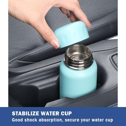 2026 Latest Car Cup Holder Insert/Holder Position Limiter - Anti Shake Silicone Car Coasters Bottle Stabilizers with Self-Adhesive - Car Must Haves Cup Holder Inserts for Car Truck SUV (6PCS) - Image 4