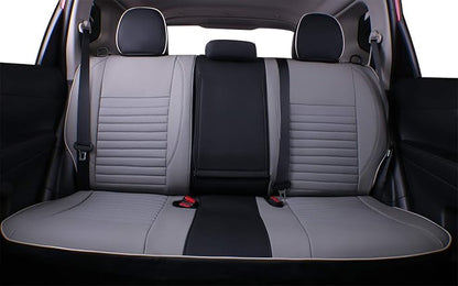 EKR Car Rogue Seat Covers 2021-2026(Not for PHEV),Leatherette Full Set | Custom Fit for Nissan Rogue(Not for PHEV)2021 2022 2023 2024 2025 2026,Faux Leather(Black/Gray) - Image 6