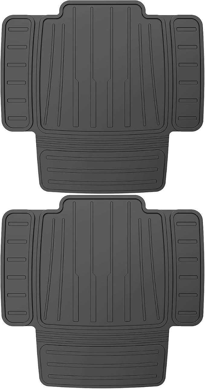 insefocc TPE Car Seat Protector for Child Car Seat, Waterproof Anti‑Slip No Imprints Car Seat Cover, Universal Booster Seat Protector for Baby & Pet, BPA‑Free Under Seat Car Mat（Black 2pc） by Sharethejoytogether