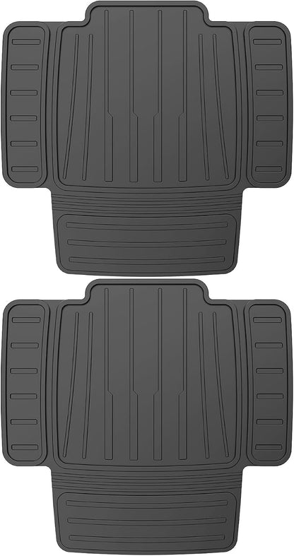 insefocc TPE Car Seat Protector for Child Car Seat, Waterproof Anti‑Slip No Imprints Car Seat Cover, Universal Booster Seat Protector for Baby & Pet, BPA‑Free Under Seat Car Mat（Black 2pc） by Sharethejoytogether