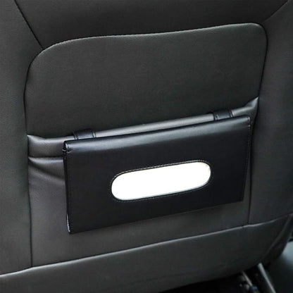 Car Tissue Holder Visor, 9.1×4.7x1.5, PU Leather, Napkin Storage | Car Visor Tissue Holder; Ergonomic Take-Out Port, Universal Fit, Refillable; Metal Clip Mount, Quick Install - Image 7