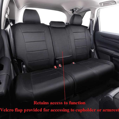 EKR Car Seat Covers for Honda HRV 2019-2022,Neoprene Full Set | Custom Fit for Honda HRV Sport/EX/EXL/Touring 2019-2022 Full Wrap,Waterproof Pet-resistant,Neoprene(Black) - Image 5