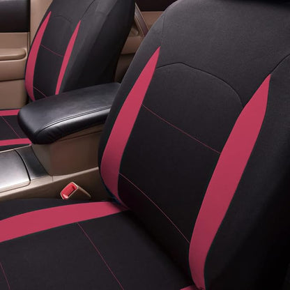 Flying Banner Car Seat Covers Front Seats Rear Bench Polyester car seat Protectors Easy installations Rear Bench Split Classic Man Lady Truck - Image 5