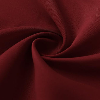RYB HOME Blackout Curtains for Bedroom Living Room Nursery 72 inches Long | Thermal Insulated,Privacy Protection,Rod Pocket,Drapes for Office Dormitory Home Theater,W34 x L72,Burgundy Red,2 Panels - Image 2