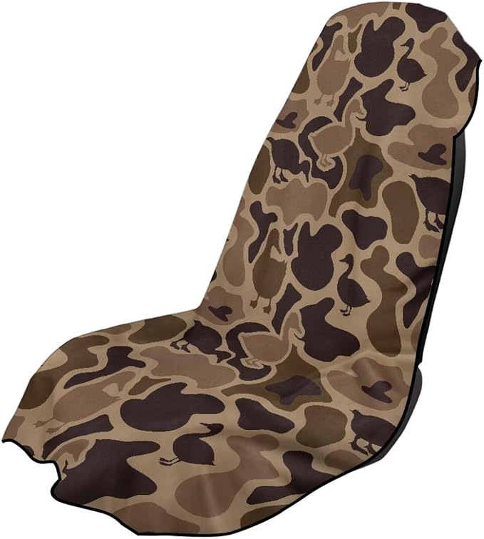 SEANATIVE Duck Camo Print Seat Cover Universal Car Sport Towel Seat Cushion Sweat-Absorbent Towel Cloth Suitable for All Seasons Beach Seat Cover Washable by SEANATIVE