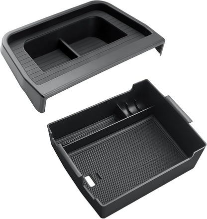CDEFG 2PCS for 2025 2026 Ford Maverick Center Console Organizer Tray, for 2025 2026 Ford Maverick Accessories Dash Screen Organizer Dashboard Behind-Screen Storage Box - Image 7