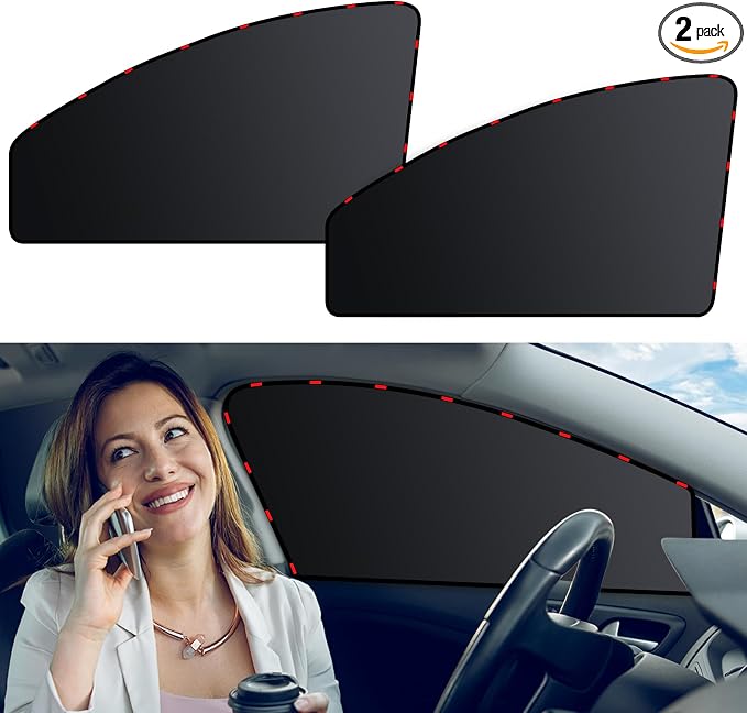 ZATOOTO Magnetic Car Window Shades for Driver Side Window, Full Blackout | Privacy, UV‑Block, Heat Insulation, Metal Frame Fit, No Adhesive, Tool-Free Install, For Travel Camp Privacy by ZATOOTO