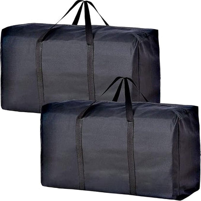 Extra Large Moving Bags with Strong Zippers & Carrying Handles, Storage Bags Storage Totes for Clothes, Moving Supplies, Space Saving Oversized Storage Bag Organizer for Moving, Traveling (2 Pack) by Vioetry