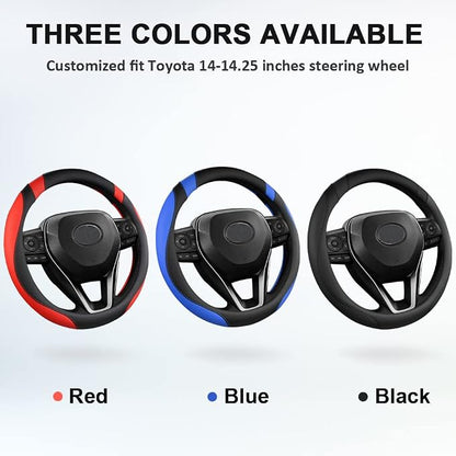 West Llama Customized Auto Car Steering Wheel Cover for Toyota Prius,86,13.75-14.25 inch - Image 7