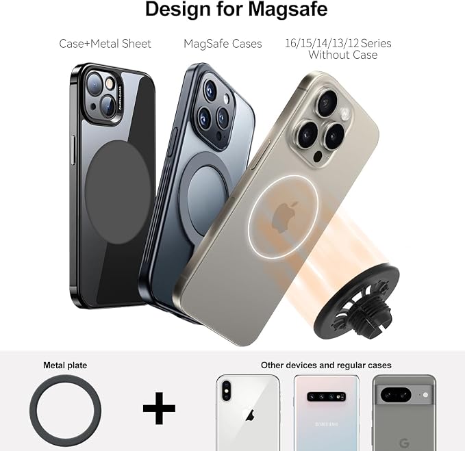 Mazda CX-5 Phone Mount for MagSafe, Exclusive Fit for Mazda CX-5 2017-2025, Fit for MagSafe iPhone 17/16/15/14/13/12/Mini Series, Super-Strong Magnet for Air Vent Mazda CX-5 Accessories Holder - Image 2