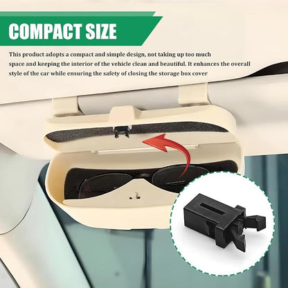 4PCS Sunglasses Glasses Holder Catch Latch, Car Sunglass Holder, Storage Box Lid Switch Overhead Console Roof Clip, Car Accessories Self Locking Switch Replacement for Most Car (4PCS) - Image 5