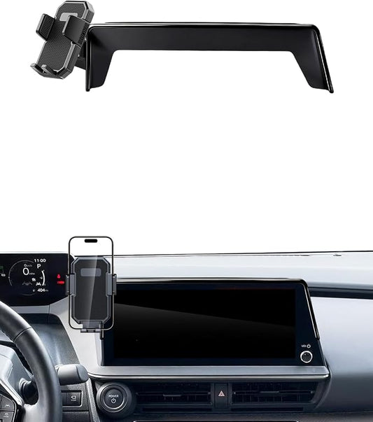 PZK Car Phone Holder for Toyota Prius 2023-2025 2026 Accessories 12.3-Inch | Auto Lock Car Phone Mount Fixed Clip 360° Rotation Hands-Free with Sunglasses Storage Box Universal Fit for 4-7'' Phones Case by SpecificCarPhoneHolder