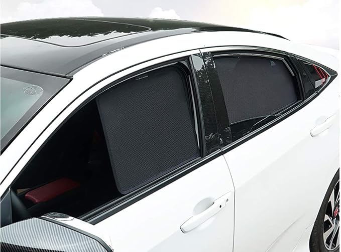 Bwen Magnetic Car Window Sunshade for Toyota Corolla 2014-2019,4pcs | Side Window Cover Shades for Corolla, Custom Fit Car Shades for Side Window for Privacy and Sun Protection for Family Pet - Image 3