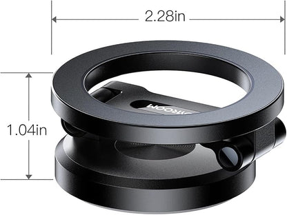 All-Metal MagSafe Car Mount, 360° Rotation Magnetic Car Holder, Space Gray | Strong Magnets Car Phone Holder for Car Dash, Car Accessories for Women Men, Car Mount for iPhone 17 Pro Max Air 16 15 14 13 - Image 9