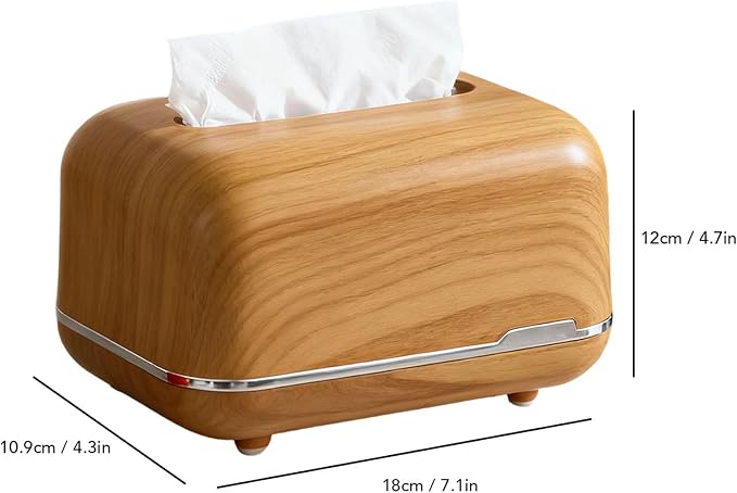Decorative Tissue Box Holder, Rectangle Tissue Box Cover | Rectangular Kleenex Box Covers For Countertop, Coffee Table, Office, Car Rectangular Tissue Dispenser - Image 6
