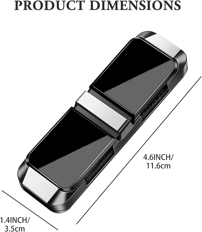 Sunglass Holder for Car Visor Clip Double-Headed, Push-Button Opening Car Sunglass Holder, Visor Sunglasses Holder Clip, Fits Cars, Trucks, SUVs and More (Double-Headed) - Image 5