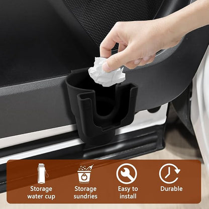 Car Cup Holder Expander, Cup Holder for Car, 2-in-1 Mobile Phone Drink Adapter, Auto Interior Accessories Multifunction Auto Seat Back and Armrest Box Storage Device for Most Vehicles (Black) - Image 7