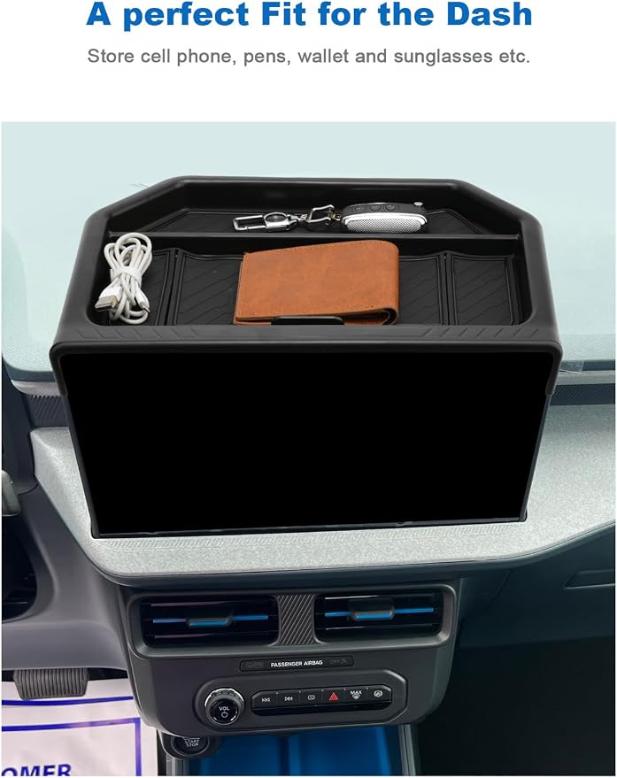 CDEFG for 2026 Ford Maverick Dashboard Storage Tray - Behind Screen Organizer Box 13.2-Inch Screen Dash Tray for 2025 2026 Ford Maverick Truck Accessories - Image 6