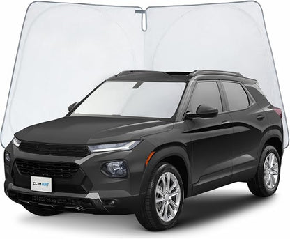 CLIM ART Windshield Sun Shade for Chevrolet (Chevy) Trailblazer 2021-2026 - Custom-Fit Foldable Sun Shade, Vehicle Sun Protector, Front Auto Windshield Cover, Vehicle Windshield Sunshade - WS2011 by CLIMART