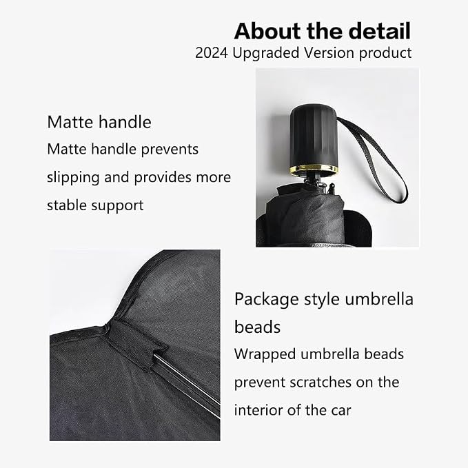ZDLYH Car Windshield Sun Shade Umbrella, Protect Car from Sun Rays & Heat Damage, UV Ray Reflector, Protect Interior & Keep Cool,Convenient Storage,Durable,Fit for most Suv/Truck car (Large(59 * 33in) - Image 7