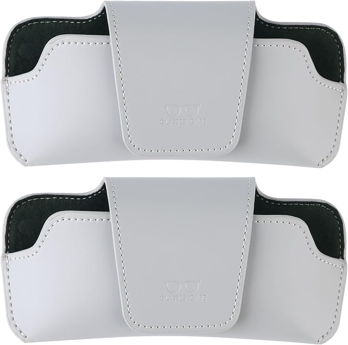 Sunglass Holder for Car Visor Glasses Case Non-Slip Clip Universal for Sunglasses Eyeglasses Car Interior Accessory by GELVTIC