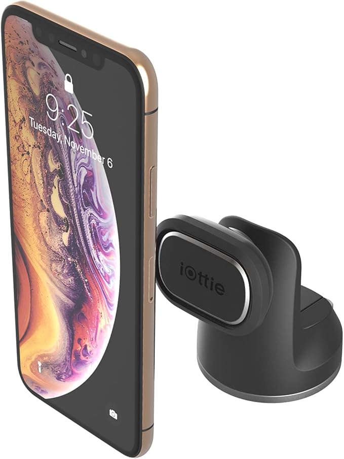 iOttie iTap 2 Magnetic Dashboard Car Mount Holder || Cradle for Samsung Galaxy S22, Google Pixel 7, Motorola Moto G, OnePlus 10, Sony Xperia & Other Android Smartphones by iOttie