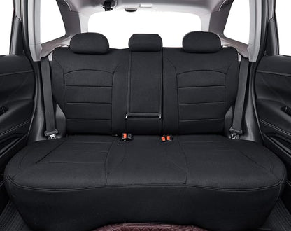 coverdream Forester Car Seat Covers Custom Fit for 2009-2013 Subaru Forester Seat Covers,Rear Seat Without Cup Holder,Full Coverage Polyester Seat Protector(Full Set,Black) - Image 3