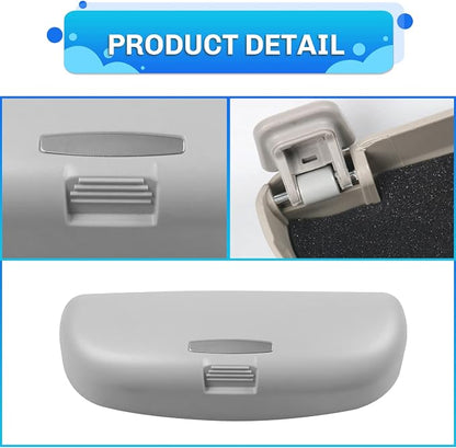 SXCY for 2022-2025 2026 Hyundai Tucson Santa Cruz Glasses Holder Box | for 2022-2025 2026 Tucson Santa Cruz Interior Accessories for Hyundai Sunglasses Case Holder Handle Replaced Storage (Gray) - Image 6