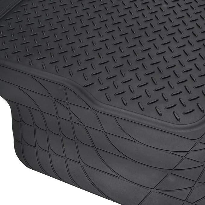 Heavy Duty Cargo Liner Floor Mat-All Weather Trunk Protection, Trimmable to Fit & Durable HD Rubber Protection for Car SUV Sedan Auto - Image 9
