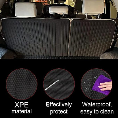 BestEvMod for Ioniq5 Cargo Liner Second Row Seats Back Cover Mat All Weather Rear Seat Protector Pet Mat XPE Material Compatible with Hyundai Ioniq 5 2026 2025 2024 2023 2022 Accessories - Image 2