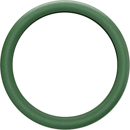 LRITER Car Steering Wheel Cover, Non-Slip Silicone Material, Dark Green | Multiple Color Choices, Universal Auto Parts Steering Wheel Cover, Suitable for Most Cars by LRITER