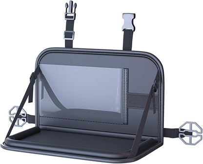 Backseat Car Organizer with Foldable Tray & Tablet Holder | Easy to install, durable & easy to clean, space-saving, ideal for rear passengers and kids, for road trip dining and working - Image 2