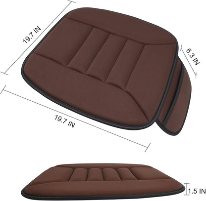 Lofty Aim Car Seat Cushion for Driving, Memory Foam Driver Seat Cushion | Car Seat Cushion for Long Driving, Automotive Seat Cushion for Pain Relief, Car Seat Pillow Fits Vehicles, Office, Brown - Image 5