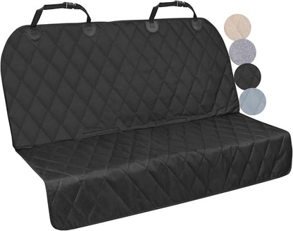 VIVAGLORY Dog Seat Cover Pet Seat Protector, Standard, Black | Backseat Cover for Car Suv & Truck, Back Rear Backseat Bench Protector by VIVAGLORY