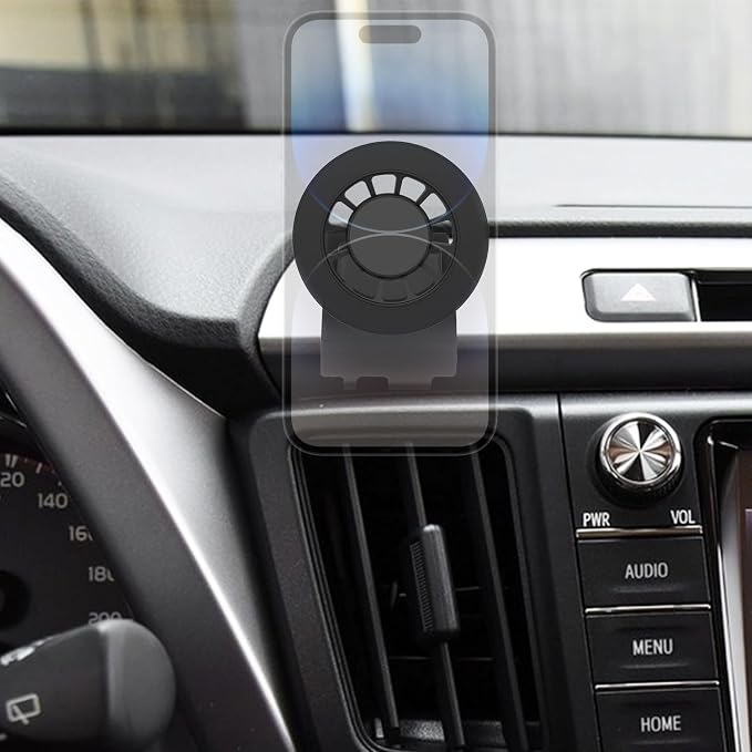 for MagSafe RAV4 Phone Mount, Exclusive Fit for 2013-2018 Toyota RAV4, Fit for MagSafe iPhone 17/16/15/14/13/12/Mini Series, Super-Strong Magnet for Toyota RAV4 Accessories by Kucok