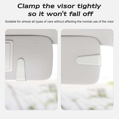 Sotfamily Magnetic Sunglass Holder for Car Visor, 2 Packs, Faux Leather | Strong Magnetism, for Most Car Visors, No Marks on Visor, Gift-Ready Packaging, Sunglass Organizer, Car Accessories for Men - Image 9