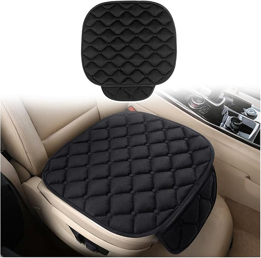 Plush Car Seat Covers with Side Pockets,Warm & Breathable Front Seat Covers for Car Seats Protection,All-Season Anti-Slip Cars Seats Cushion Pad Cars Interior Accessories (Front) by Unknown