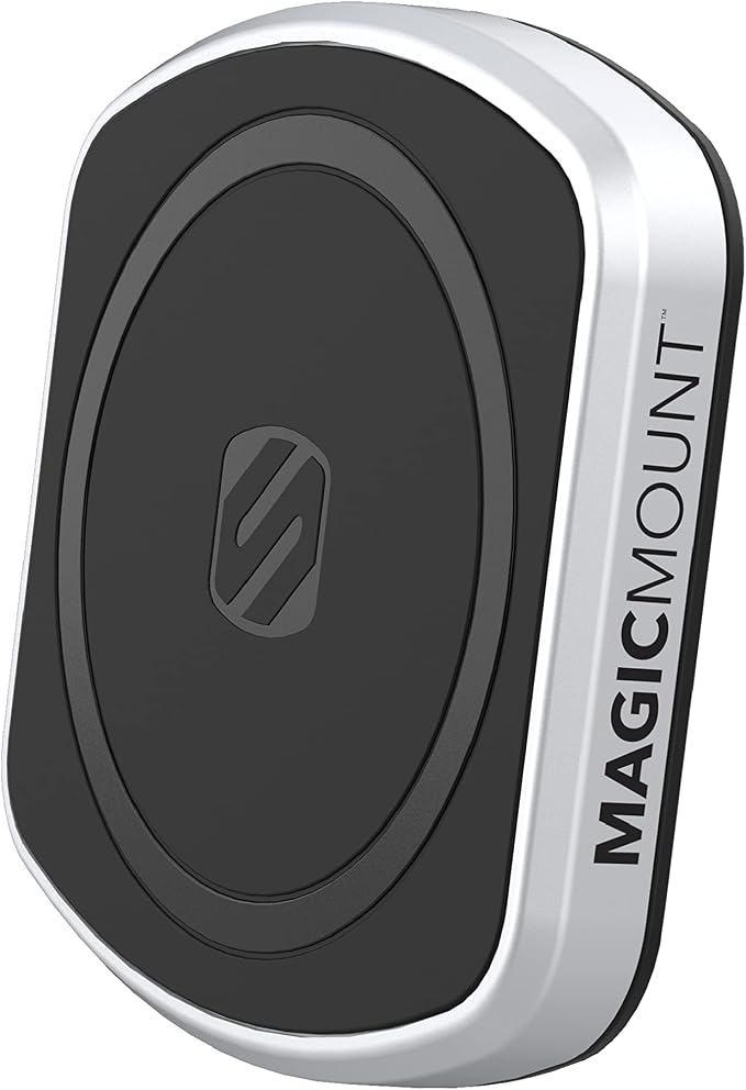 Scosche MP2FM-XCES0 MagicMount Pro2 Universal Flush Magnetic Cell Phone Car Mount Kit Compatible with MagSafe, iPhones, Galaxy, Pixel & All Smartphones by Scosche