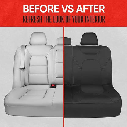 Motor Trend AquaShield Neoprene Waterproof Seat Covers for Trucks - Black 60/40 Split Bench Rear Seat Cover - Carseat Cover Automotive Back Seat Protector - Car Accessories for Kids & Dogs - Image 7