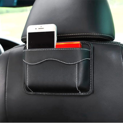 Osilly Car Seat Side Pocket Organizer, PU Leather Pen Phone Sunglasses Holder Tray Pouch Seat Gap Filler, Mini Storage Bag Car Interior Accessories for Auto Seat Door Window Console (Beige) - Image 6