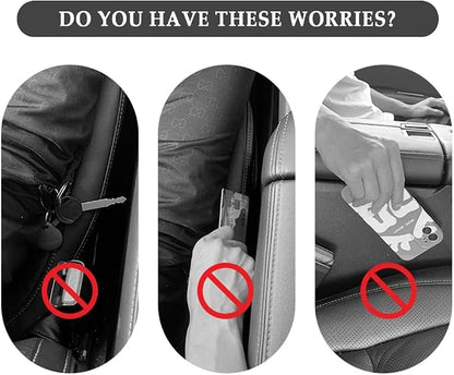 IHOTDER Super Flexible Car Seat Gap Filler,Durable Car Organizer Between Seats for Tightly Filling Seat Gaps,Universal CCar Side Seat Gap Filler CCar Accessories for Women & Men (Orange/2PCS)… - Image 6